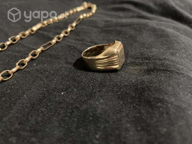 Oro 18k anillo sello - Imagen 2