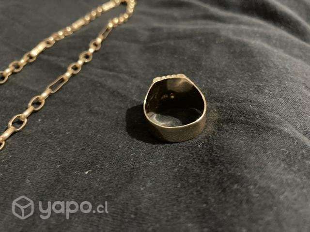 Oro 18k anillo sello - Imagen 3