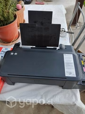 Impresora Epson + tintas + resma carta
