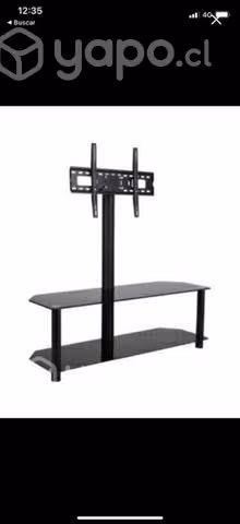 Mueble Rack Negro usado
