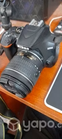 Camara NIKON D3500+lente de 55mm+lente de 88mm+64g