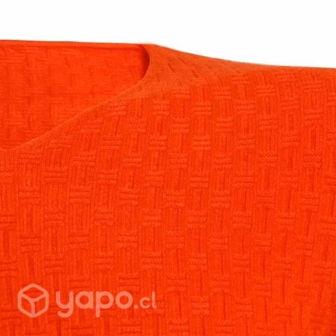 Sweater Naranjo Cuello V Elasticado XL - Imagen 2