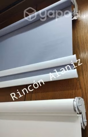 Cortinas Roller Dual( sun screen + Blackout)