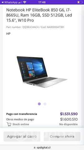 HP Elitebook 850 g6 - Imagen 2