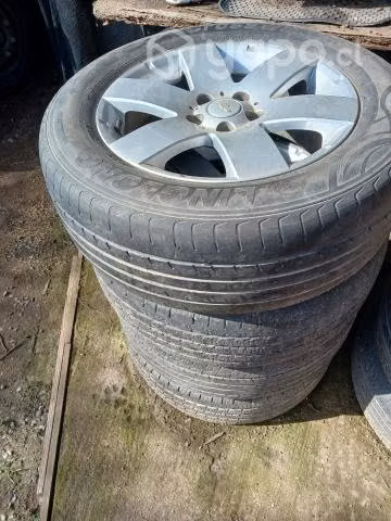 4 llantas con neumáticos chevrolet aro 17