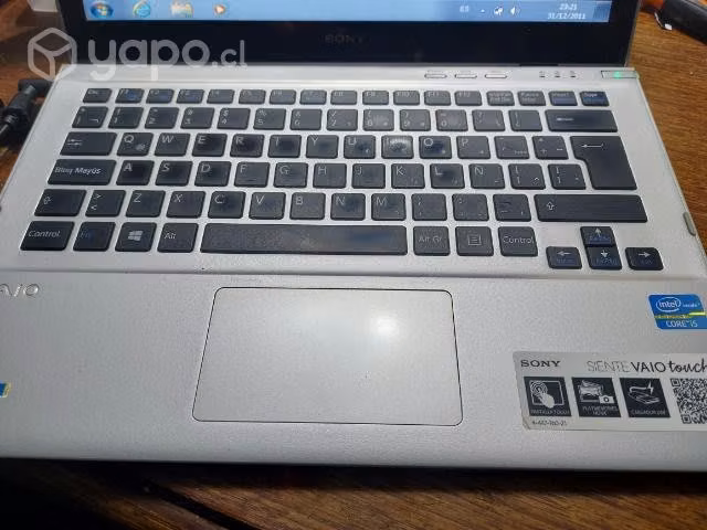 Noteboock vaio touch