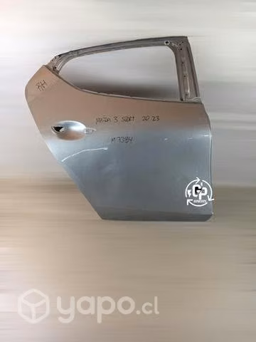 Puerta trasera Rh Mazda 3 Sport 2020-2023