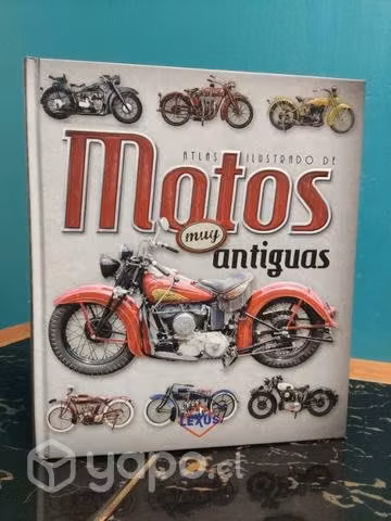 Libro Atlas Ilustrado de Motos muy Antiguas