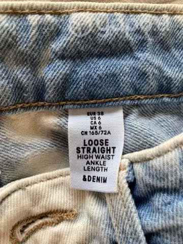Jeans h&m loose straight NUEVOS SIN USO - Imagen 5