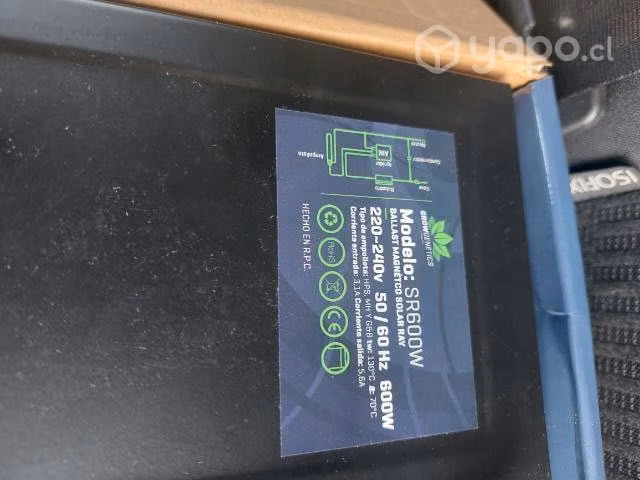 Balastro grow genétics 600w