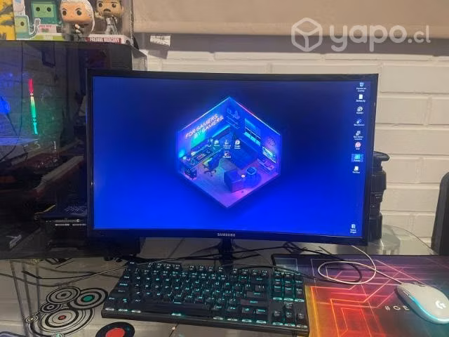 PC gamer + monitor+teclado+mouse