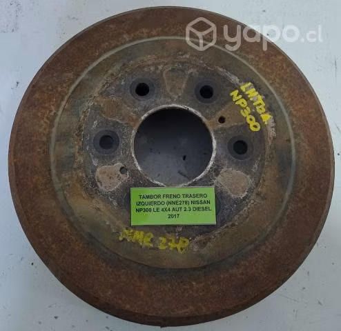 Tambor Freno Trasero Izquierdo (NNE278) Nissan NP3