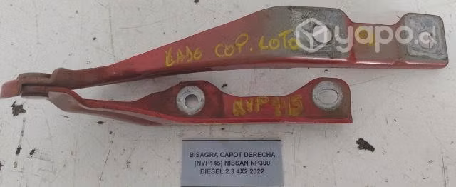 Bisagra Capot Derecha (NVP145) Nissan NP300 Diesel