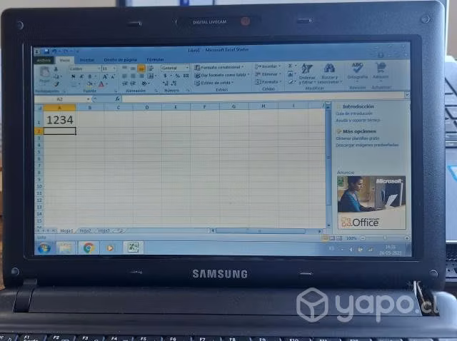 Notebook samsung n145 usado