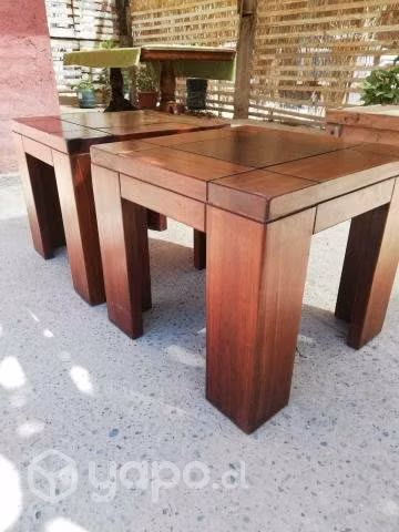 Set de mesa de centro + arrimo + mesas laterales