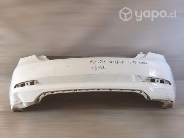 Parachoque Trasero Hyundai Grand i10 sedan 2017