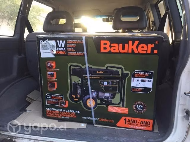 Generador eléctrico bauker 3000 watt nuevo