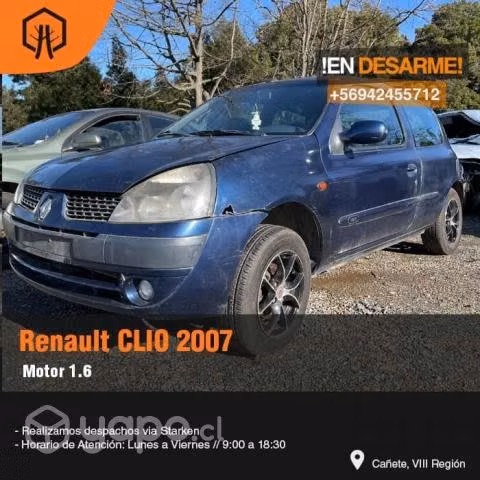 Deposito sapitos renault clio 2007