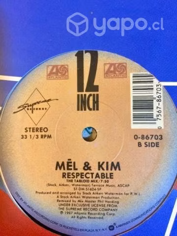 Mel And Kim Respetable 12 Inch