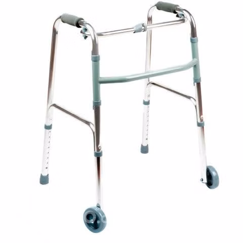 Andador con 2 ruedas plegable nuevo