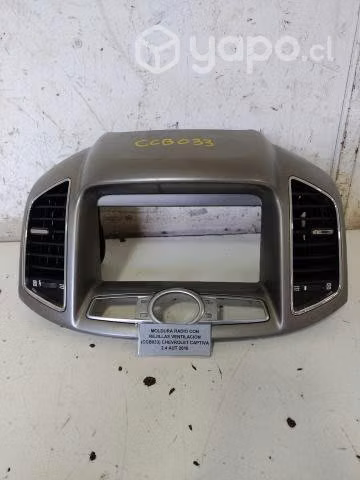 Moldura Radio Con Rejillas Ventilac Captiva 2016