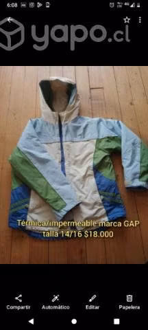 Chaquetas termicas impermeables