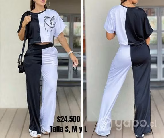 Conjunto pantalón más polera, marca colombiana