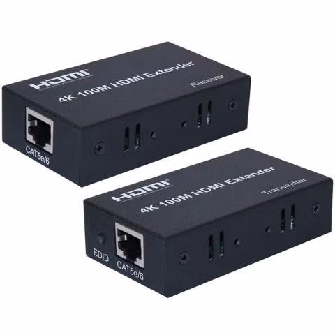 Extensor hdmi 4k hasta 100 metros por utp. cat.5e/