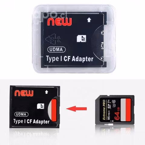 Lector Adaptador Sd Xc Hc A Compact Flash Udma 512