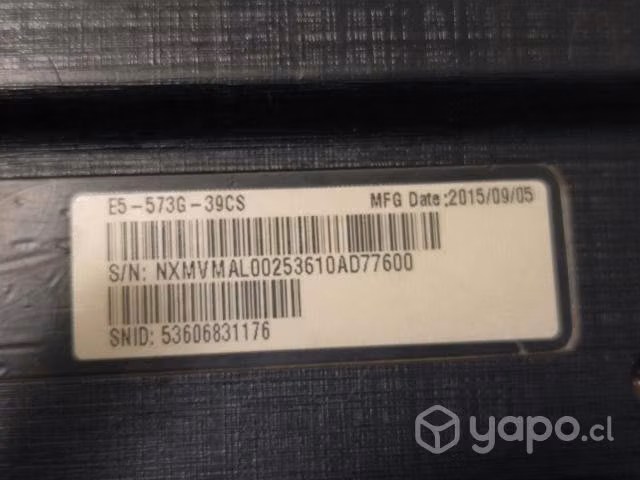 Computador Acer para repuesto - Imagen 3