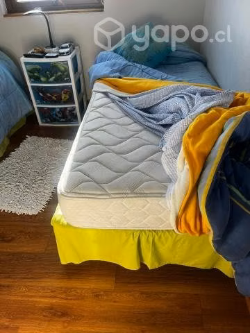 Cama de plaza y media