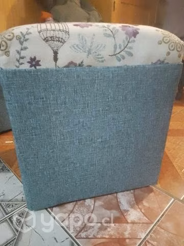 Sillon tipo banca tapizados par