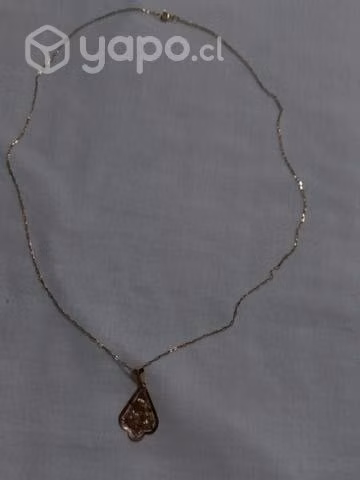 Cadena con medalla 18k