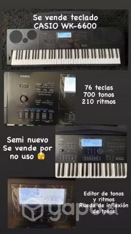 Teclado casio wk-6600 - Imagen 2