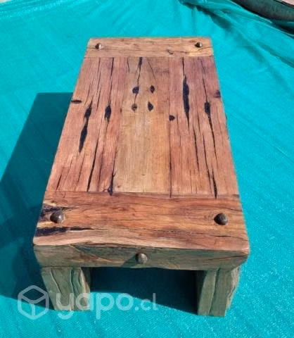 Mesa de centro de durmientes
