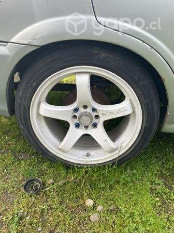 SET 4 LLANTAS con neumáticos - 4X100/4X110 aro17 - Imagen 4