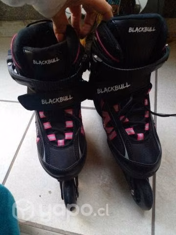 Patines blackbull talla 35 negro/fucsia 1 solo uso