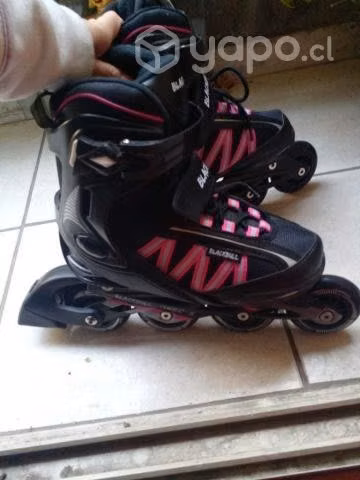Patines blackbull talla 35 negro/fucsia 1 solo uso