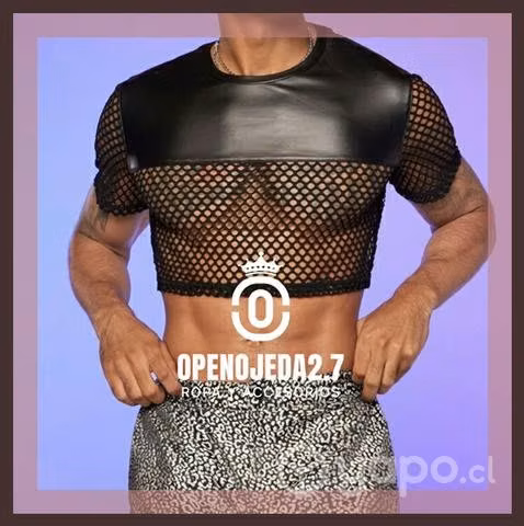 Crop top de Cuerina