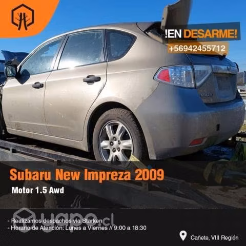 Telecomandos subaru new impreza 2009