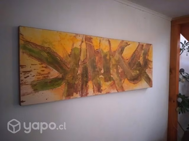 Cuadro Abstracto pintado en tela - Imagen 4