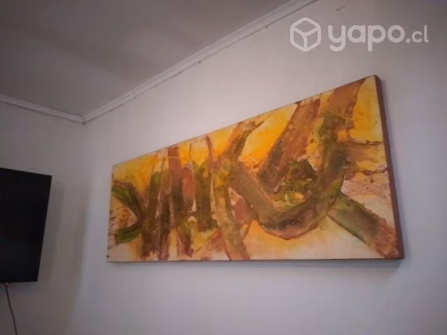Cuadro Abstracto pintado en tela - Imagen 3