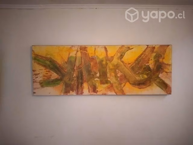 Cuadro Abstracto pintado en tela - Imagen 2