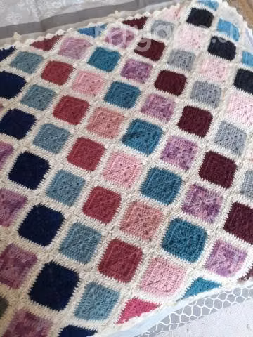 PIecera tejida a crochet - Imagen 4
