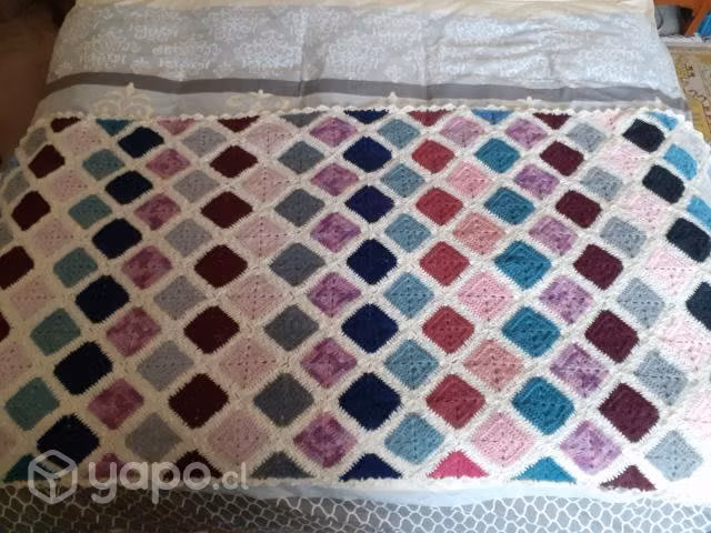 PIecera tejida a crochet - Imagen 2