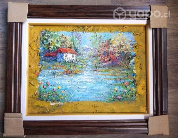 Cuadro- Pintura. Paleta Pintada