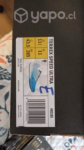 Zapatillas Terrex Speed Ultra, talla 43,5 chilena