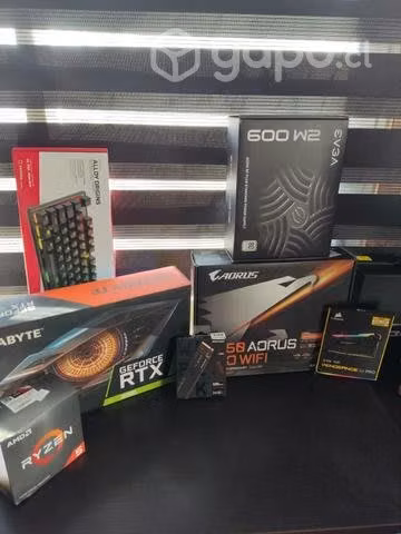 PC RTX 3060 con monitores