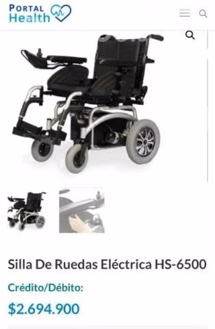 Poderosa silla ruedas eléctrica