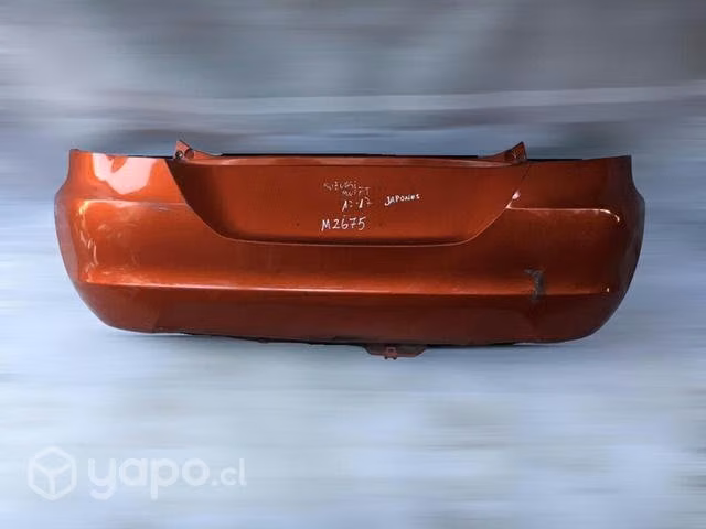 Parachoque trasero suzuki swift 2012-2017